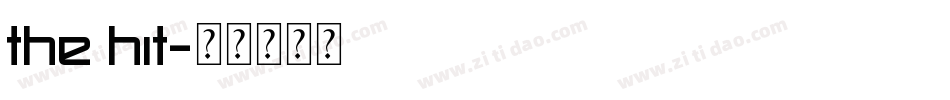 The Hit字体转换